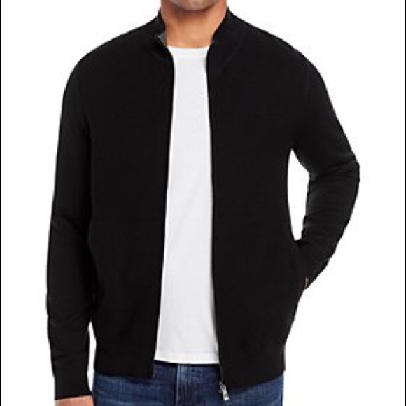 Hugo Boss Zip Front Cardigan - Picture 2 of 11